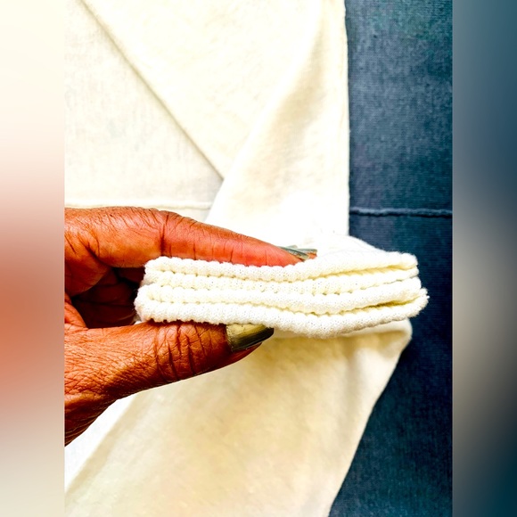 ✨ Vertical Design✨Ombre Oversized Linen High-Low Pullover W/Cuffed Long-Sleeves - Picture 3 of 11